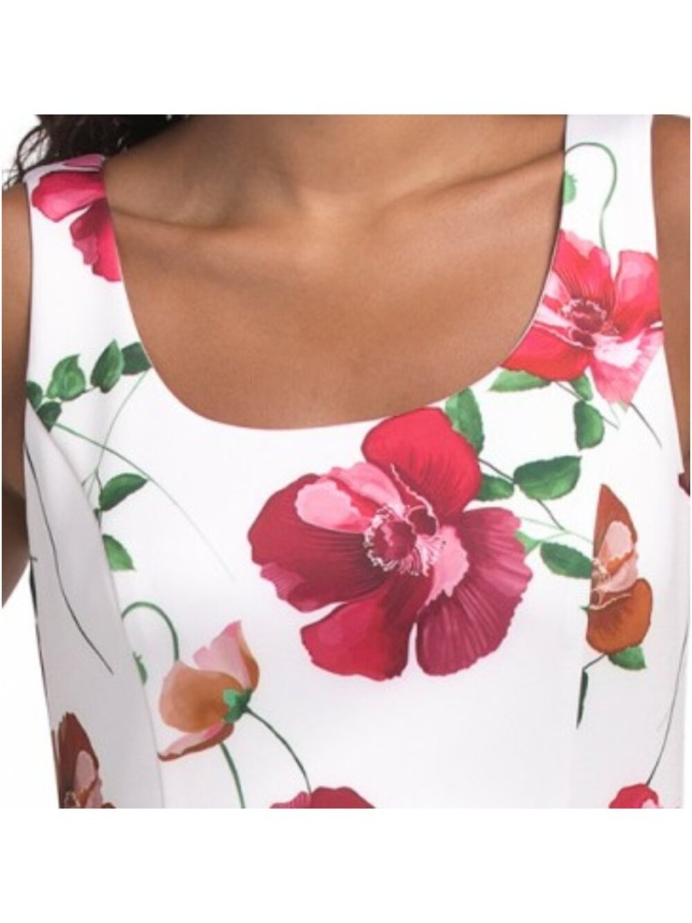 BCBG Belted Floral Mini Dress - Picture 3 of 4